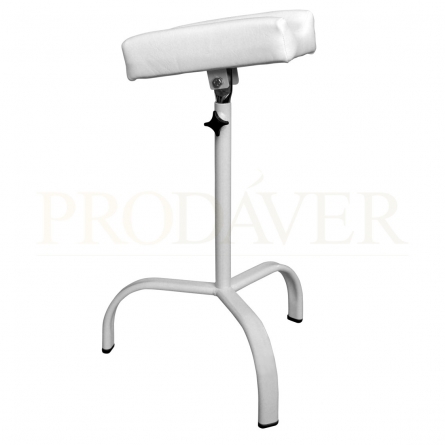 Apoio para pedicure, pés, branco, com tripé, regulável em altura, Pedicure stand, feet, white, with tripod, height-adjustable