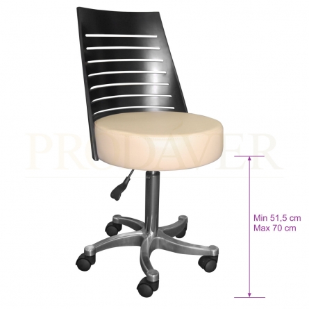 Office chair, Ergonomic computer chair with lumbar support Executive swivel chair for home and office, dark cream colour