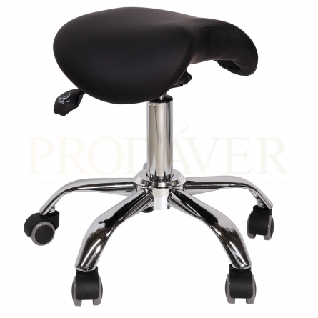 Banco de sela creme, parte frontal ergonómica