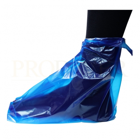 100 unidades de capas para sapatos descartáveis azuis, proteção de plástico. 100 Pcs Disposable Shoe Covers Blue, Plastic Shoe Covers,