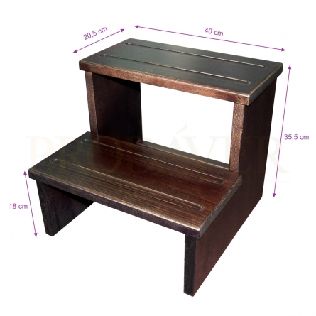 Solid Wood 2 Step Stool Foot Suitable For Kitchen Sink/Bath Stool/Bathroom Sink Assistance/Office Stool