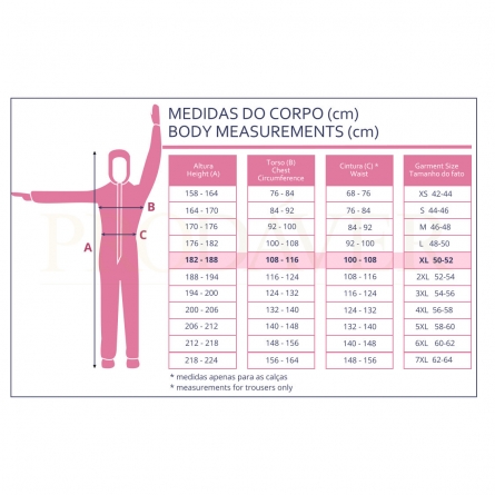 proteção química tipo 5/6. chemical protection type 5/6.