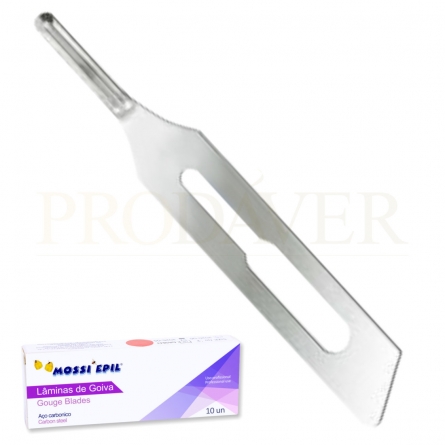 Lâmina de goiva descartável nº1 10 un para trabalhos de precisão