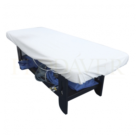 Lençol em turco, branco 120cm x 210cm para marquesas tanatoestética, tanatopraxia, funerárias