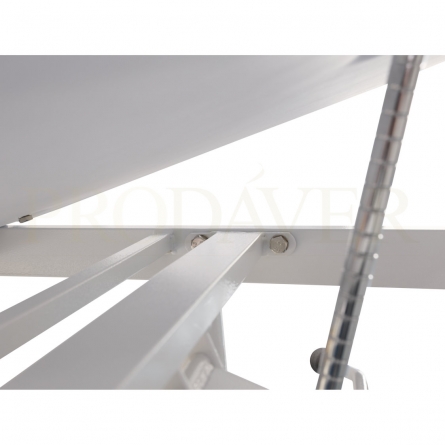 Estrutura robusta com parafusos fortes