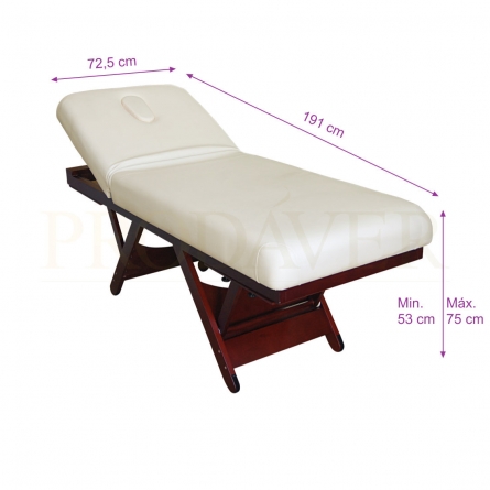 Dimensões da marquesa