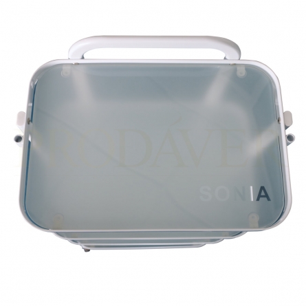 vista superior, detalhe de trolley. Trolley Top view