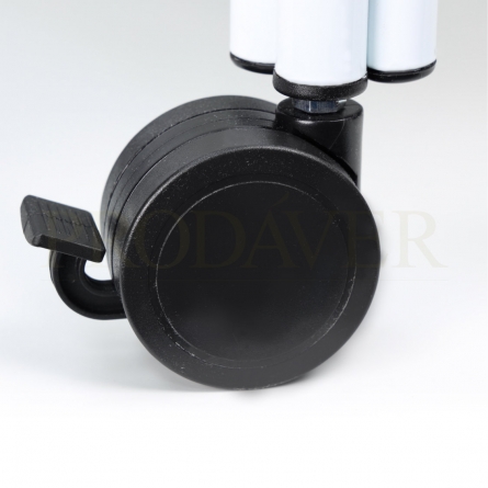 Rodas que suportam 60 Kg cada uma