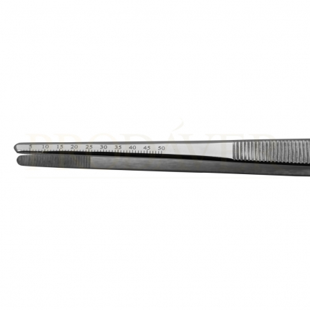 detalhe da escala na pinça tamponamento. cadáveres, casa mortuária.