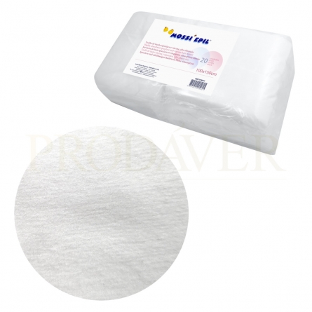 Toalha para secar corpo spunlace e viscosa 100x150cm 20un. Spunlace and viscose body drying towel